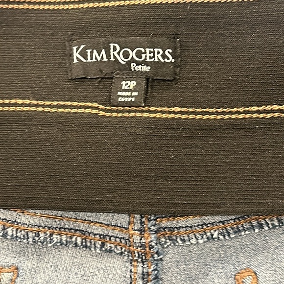 Kim Rogers Petite 12 P Jeggings Pull-on Stretch Denim Jeans - Picture 4 of 10